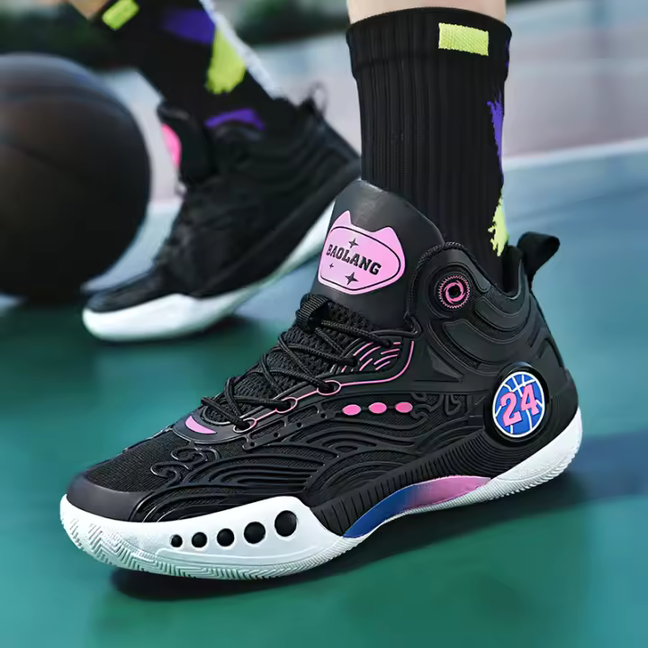 Zapatos De Baloncesto Para Hombres Antideslizantes Y Resistentes Al Desgaste Nueva Temporada De Entrenamiento Deportivo Para Estudiantes Jóvenes - 1