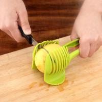 Cortador De Frutas Y Verduras De Acero Inoxidable Mano Herramienta De Cocina Portátil Para Naranja Limón Tomate Cebolla Cortador De Alimentos Eco-amigable - details 9