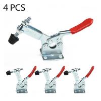4PCS GH-201B Pinza De Tiraje 100kg Con Libera Rápida Horizontal Herramienta De Fijación Para Carpintería Metal - details 1