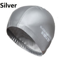 Gorro De Natación Impermeable Para Adultos Talla Grande Con Protección De Orejas Para Hombres Y Mujeres Color Variado PU De Terciopelo Negro Gris Blanco Rosa Fútbol Americano Estilo Deportivo - details 14