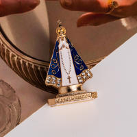 Figura decorativa retro de metal - Accesorio de aleación para escritorio, hogar u oficina - details 2