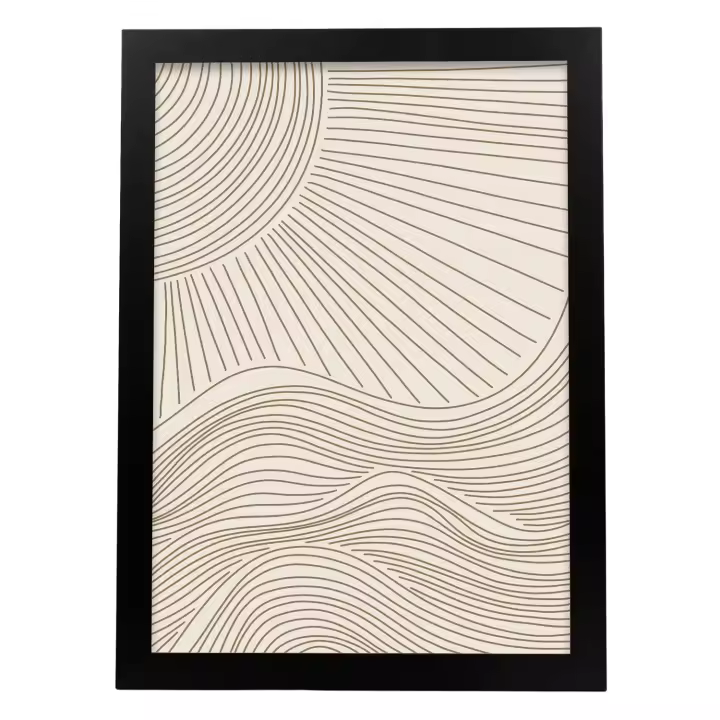 Nacnic Diseño De Trazo Soleado Lamina - Cuadros Decorativos Estéticos - 1