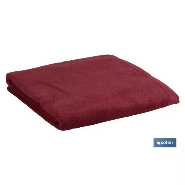Toalla tocador burdeos gr580 m2 modelo paris 30x50cm - 1