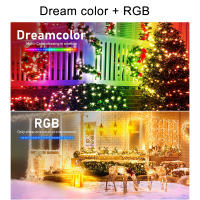 Luces De Cadena LED Faeir Para Bodas Y Fiestas Navideñas Impermeables Con Cambio De Color Rainbow Decoración De Hogar Irregular DC Auto-Contenida - details 5
