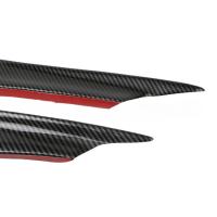 Set De 6 Piezas De Borde De Choque Modificado Para Coche En Fibra De Carbono Universal Espada De Viento Delantera Y Lateral De Parachoques Spoiler - details 3