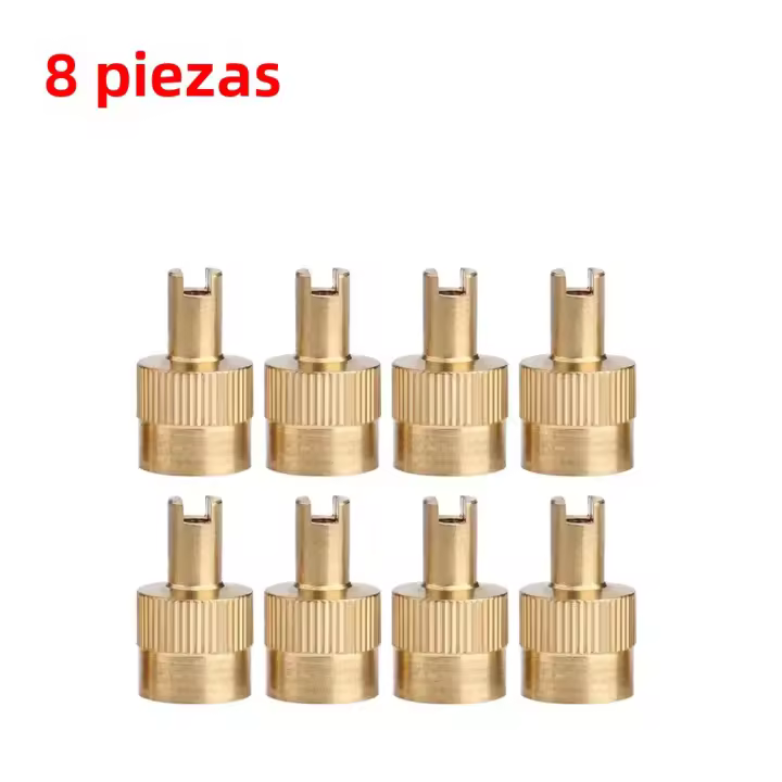 Tapa De Válvula De Neumático De Cobre Con Herramienta De Eliminación Del Núcleo 8-80PCS Herramienta Completa Para Reparación De Neumáticos Auto - 1