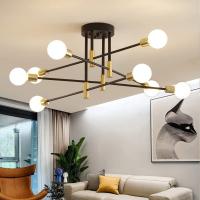 Lámpara De Techo Rustica Moderna Para Cocina Dormitorio Sala De Estar Baño Pasillo Entrada Iluminación Sputnik De Estilo Rústico - details 3