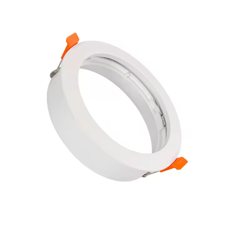 Ledkia Aro Downlight Empotrable Circular para Bombilla LED GU10 AR111 Corte Ø 125 mm Blanco - 1