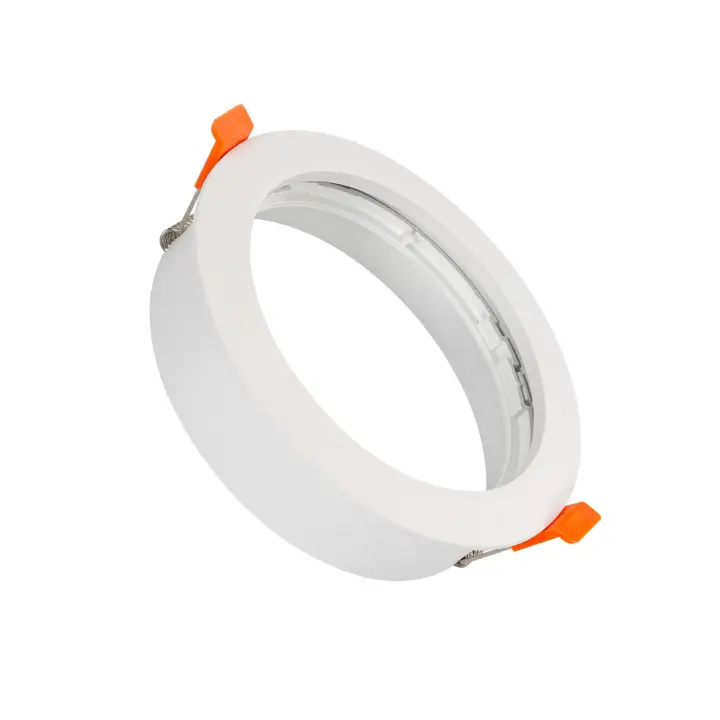 Ledkia Aro Downlight Empotrable Circular para Bombilla LED GU10 AR111 Corte Ø 125 mm Blanco - 1