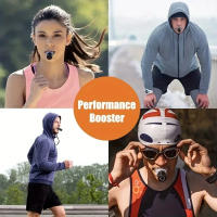 Dispositivo De Ejercicio Respiratorio Portátil Y Ligero De Silicona Musculos De La Abdomen Y Pecho Compacto Para Fitness - details 11