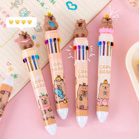Lápices De Plástico Capybara 0.5mm Gel Colores Kawaii Para Escuela Y Oficina Suministros De Papelería 10 Colores - details 2