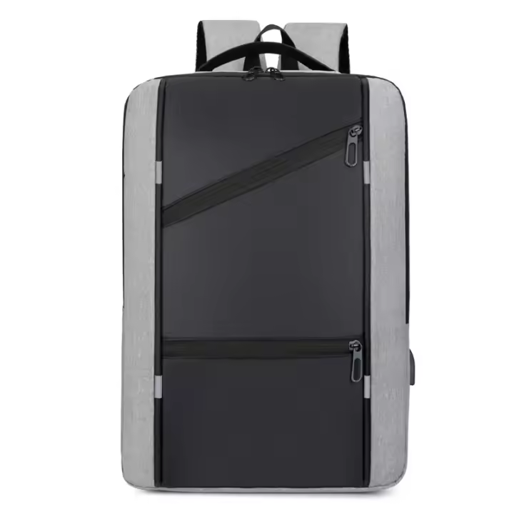 Mochara Impermeable para Hombre, Morral Antirrobo with Luz Trasera, Informal, Bolsa de Viaje, Ordenador Portátil de 15,6 Pulgadas - 1