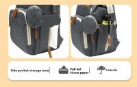 Bolsa De Diaper Para Bebé USB Mummy Bolsa De Viaje Impermeable Grande Capacidad Con Ruedas Y Asa Para Mamá Y Papá - details 3
