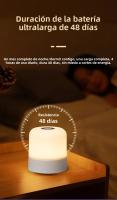 Lámpara De Noche Recargable RGB Para La Cama Con Control Remoto Y Batería De Longa Vida LED Para Decoración De Escritorio Y Dormitorio - details 5
