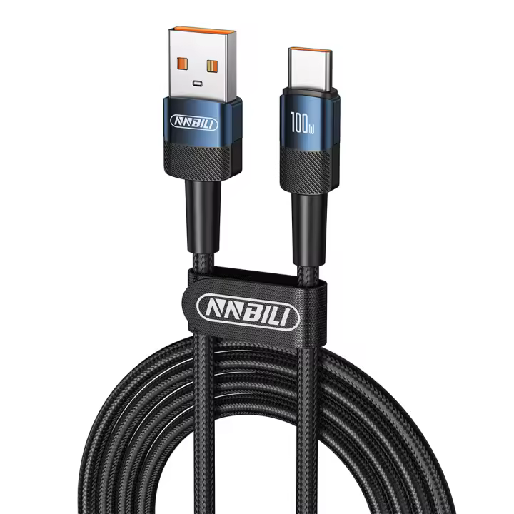 Cable De Carga Rápida NNBILI 100W USB Tipo C Para Huawei P60 Realme Oppo Oneplus Poco Cable De Datos Con Conector a USB a Y Conector B Tipo C - 1