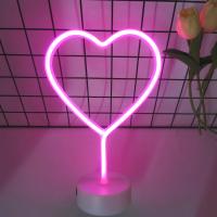 Luz Neón En Forma De Corazón Con Pilas O Alimentada Por USB Decoración Para Dormitorio Y Sala De Estar Regalo Para Bodas Y Aniversarios - details 4