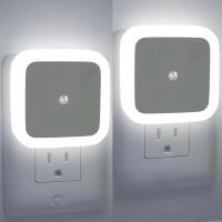 Luces Nocturnas LED Para El Hogar Sensor De Atardecer Y Amanecer Para Habitación De Adultos Y Niños Sala De Estar Baño Pasillo Luz De Noche Con Enchufe En La Pared - details 0