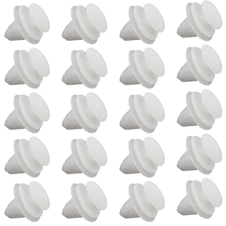 20 clips de montaje para panel de puerta de coche, color blanco, para 206, 207, 1007 y 307 - 1