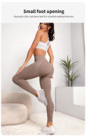 Leggings Deportivos De Cintura Alta Para Mujer Sujetador Elástico Fitness Yoga Gimnasio Sin Costuras Levanta Glúteos - details 3