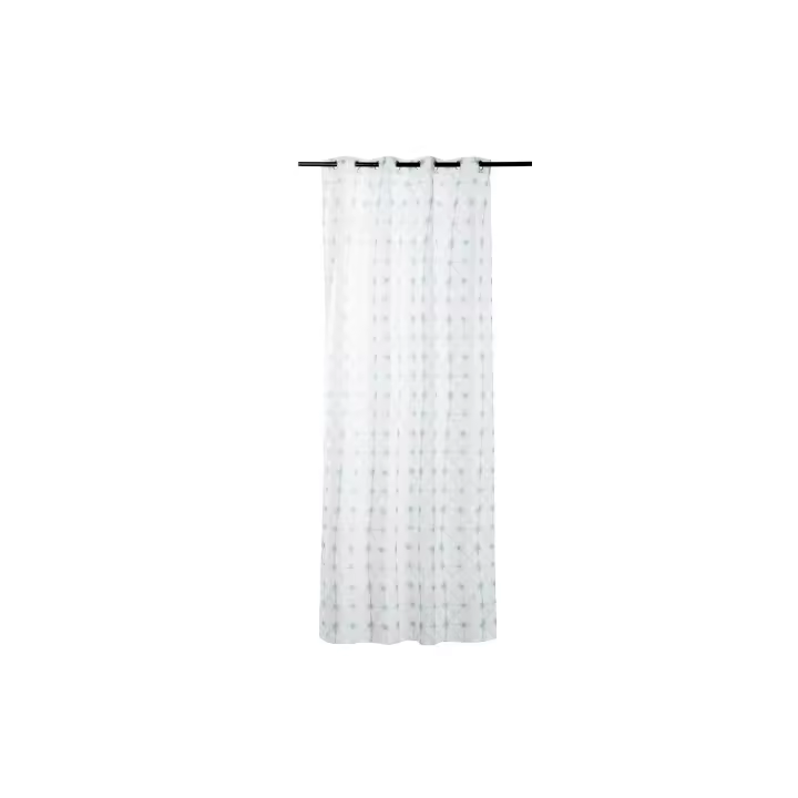 Adda Home Visillo Lino Formas Geométricas 140x270 Cm - Suave y Cómodo - 1