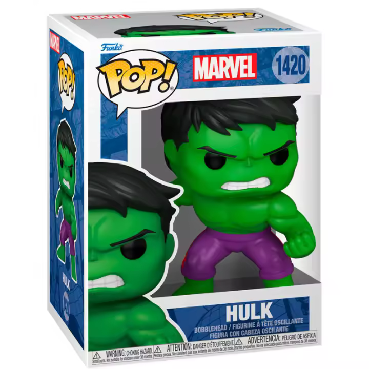 Figura Pop Marvel Hulk Classics-Figura de Vinilo Coleccionable - Idea de Regalo- Mercancia Oficial - Juguetes para Niños y Adultos - Movies Fans - Muñeco para Coleccionistas y Exposición - 1