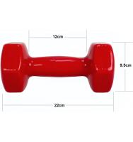 Coshano Mancuerna pesa de 5kg de acero cubierta en vinilo suave y antideslizante Ejercicio en Casa, gimnasia, musculación - details 1