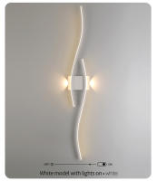 Lámpara De Pared Moderna Y Sencilla Para Cocina Y Sala De Estar Con Luz LED Decoración De Hogar Adecuada Para TV Y Dormitorio Iluminación Diaria - details 14