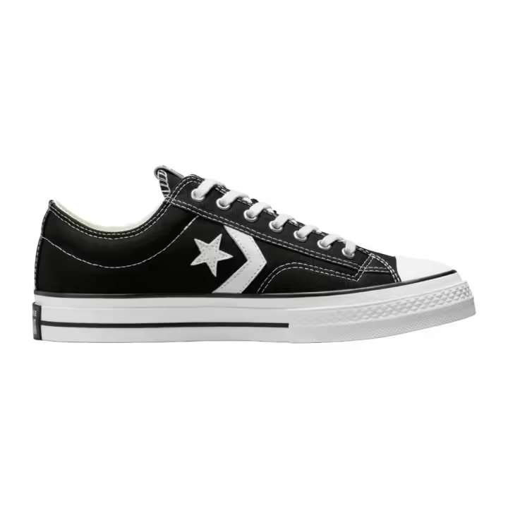 Zapatillas Converse Negras Star Player 76 de Corte Bajo - 1