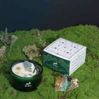Viva Esencia – Vela  floral con cristal y gemas “El Mago” para despertar tu poder interior y canalizar energía creativa – Colección Hop Hare – Soy Wax Candle – Ancient Wisdom - details 6