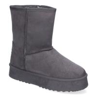 PuntoSalao Botas australianas altas con plataforma para mujer color gris VR3-596 - Unos Botínes para Mujer  Estilo Australianos  Lisos de Plataforma con Interior Forrado en Pelo  Detalles de Costura  Ideales para Invierno. - details 2