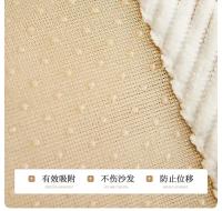 Cubierta De Sofá Antideslizante Chenille Para Todas Las Estaciones En Colores Sólidos Y Rayados Funda De Sofá Para Sala De Estar Cojín De Silla De Piso Múltiples Tamaños - details 15