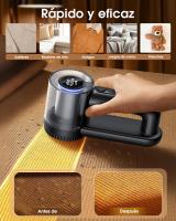 Quita Pelusas para Ropa Electrico - Quitapelusas Electrico Recargable USB, Pantalla LED, 3 Velocidades, 6 Cuchilla, Quita Bolas de la Ropa, Tejidos, Muebles - details 0