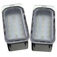 2pcs Luz De Placa De Matrícula LED 12V 18 Leds Blanco Lámpara De Señal Para Ford FOCUS MK II FIESTA MK VII MONDEO Sin Errores - details 3