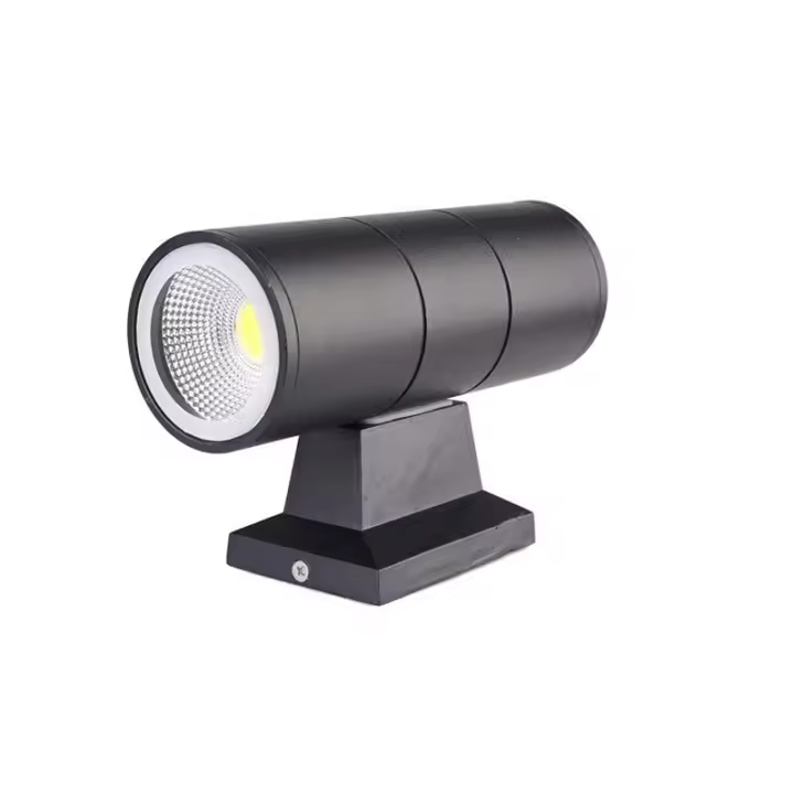 Aplique de pared impermeable para exteriores Aplique de pared LED para exteriores Aplique de pared de luz cálida para jardín Iluminación creativa (Luz blanca cálida, 6w) - 1
