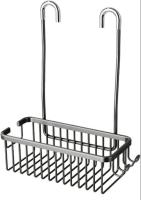 Estante de almacenamiento para baño, estante para Ducha, puesto para almacenamiento de gel de Ducha, cesta de almacenamiento, sin Perforaciones, 28*10*36 cm, Negro texturizado - details 4