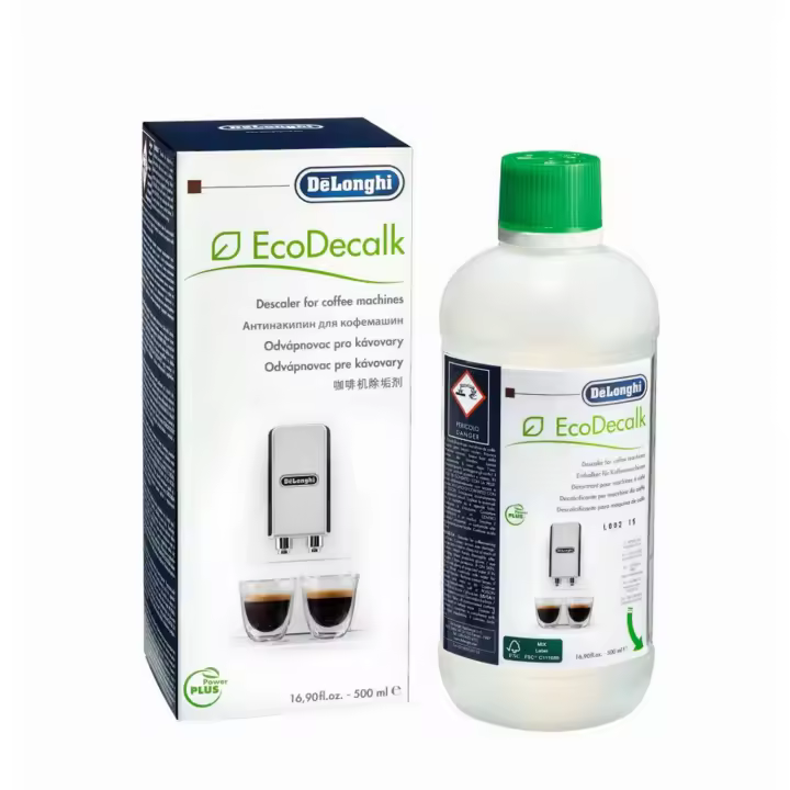 Delonghi - Descalcificador Universal Ecólogico de 500ml. Compatible con cafeteras ETAM / ECAM, componentes naturales. DLSC500 - 1