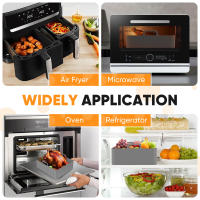 Juego De 2 Piezas De Tapete De Silicona Para Air Fryer Malla De Horno Reutilizable Antiadherente Herramienta De Cocina - details 5