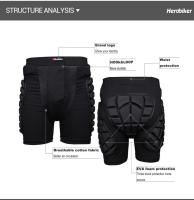 Shorts De Motocicleta Protección De Caderas Y Rodilla Para Hombre Pantalones De Ciclismo Motocross Armadura Moto Bicicleta De Protección - details 9