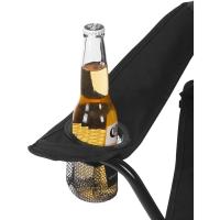 Pack 4 Sillas de Camping Negras, Silla de Acampada Pesca Festival  Plegable 50Prof. x 80Ancho x 80Alto centímetros Azul - details 3