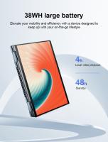 Ninkear YBOOK15 Portátil 2 en 1, Pantalla Táctil 15.6 pulgadas 1920*1080 con Giro de 360°, AMD Ryzen 3 3200U, 16GB RAM 512GB SSD, Windows 11 Pro, WiFi 2.4/5GHz Bluetooth 4.2, 1*USB3.0, 2*USB2.0, 1*Type-C, 1*HDMI, 1*RJ45, Batería 38Wh - details 14