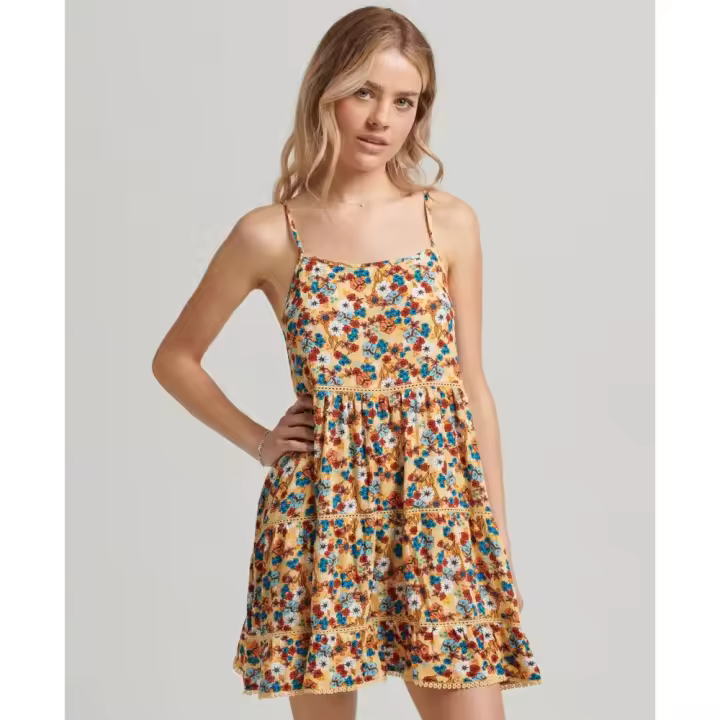 Superdry Vestido Vintage Mini Beach Cami - 1