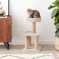 Torre árbol rascador de gatos- Amazonbassic: Rascador para Gatos con Múltiples Niveles y Plataformas - Torre Árbol de Juego y Descanso - details 0