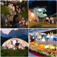 Lámpara De Camping Recargable USB LED Portátil Para Picnics Y Emergencias Luz De Colgante Para Tienda De Tela Iluminación Móvil - details 7