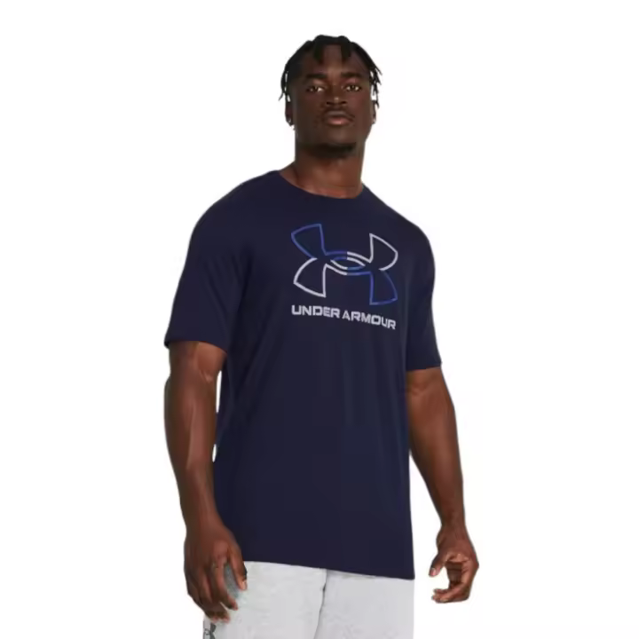 Camiseta Under Armour Gl Foundation Update Ss Azul Marino 1382915-410 T Shirt - 1