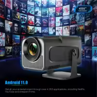 Android 11 Portable Projector, 4K, Native 1080P, 390ANSI, HY320, Visitors, Wifi6, BTpig, Cinema 1920*1080P, Prostate or Upgraded HY300 - details 16