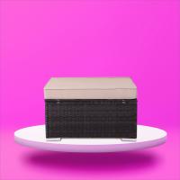 AREBOS® Polyrattan Muebles de jardín Conjunto de jardín Grupo de asientos Negro - details 27