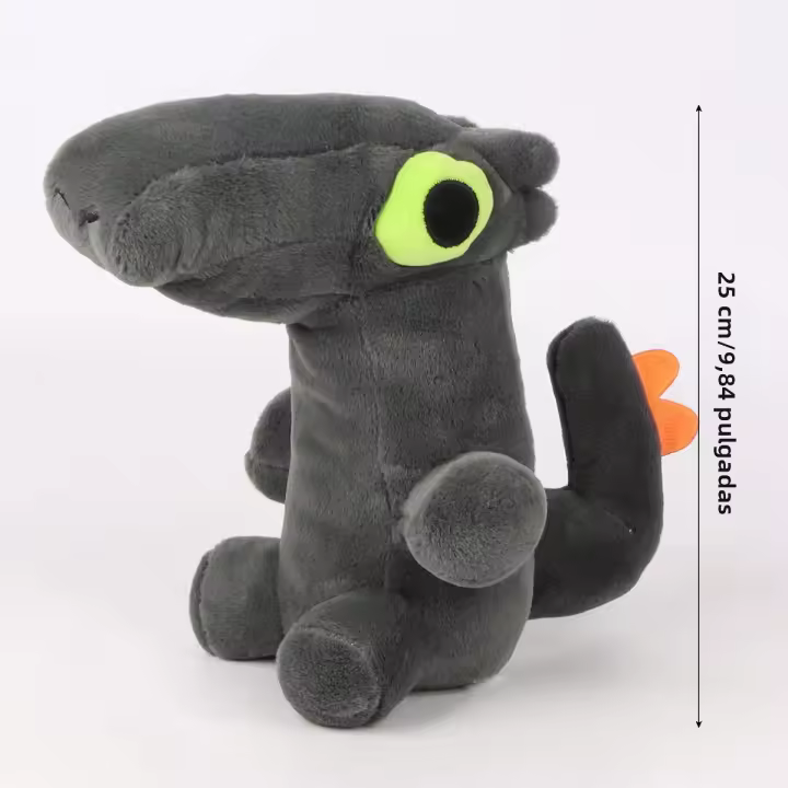 Dragón Sin Dientes De 25cm Juguete De Peluche Danzante Suave Regalo Para Niños Y Novia Cumpleaños Peluches De Animales Para Todos Los Géneros - 1