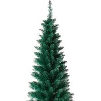 MEJORADA Árbol de Navidad SLIM/ESTRECHO Artificial Abeto Fino de Hoja Espumillón 150-210cm Arboles C/Soporte Metálico - details 2