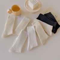 Calcetines De Algodón Para Mujer Estilo Japonés Y Coreano De Color Sólido Negro Blanco Gris Calcetines Largos De Escuela - details 8