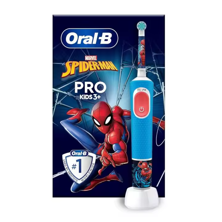 ORAL-B Vitality Pro3+ Cepillo Dental Eléctrico Pro Kids 3+ Edición Spiderman - 1